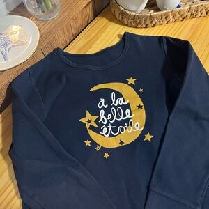 moon graphic top